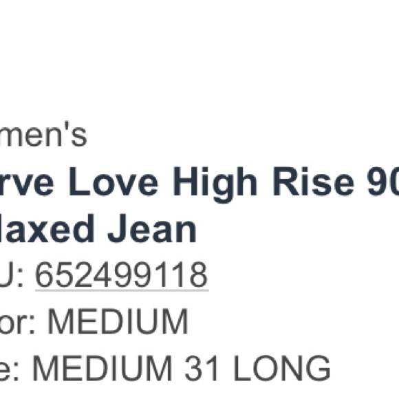 Abercrombie curve love jeans 90s relaxed size 31 long tried not worn - Picture 2 of 10